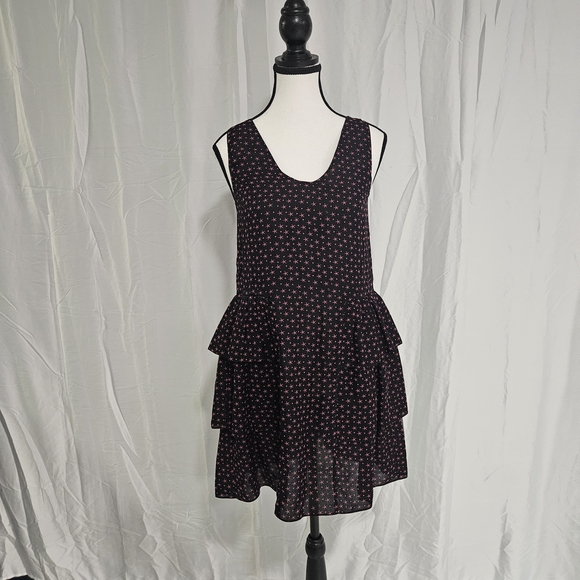 CHANEL Black & Pink Silk Dress - Picture 1 of 16